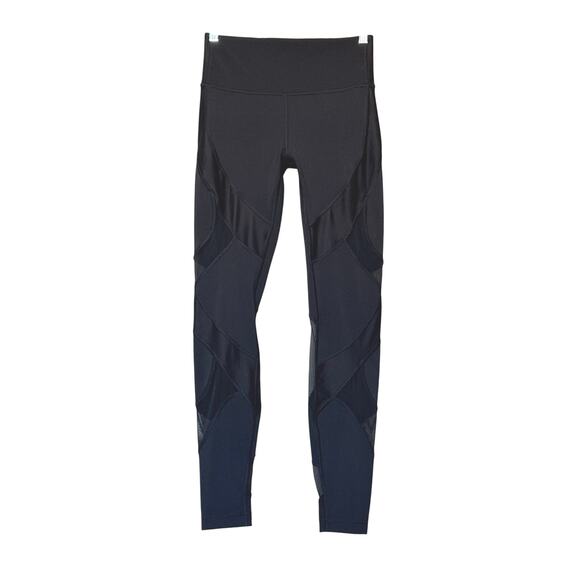 Lululemon Wunder Under High-Rise Tight 28" Women’s Size 6 Mesh Black EUC - Picture 4 of 13